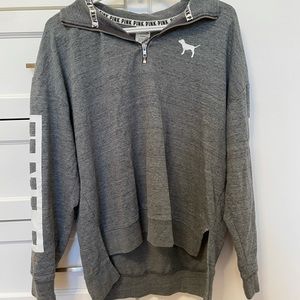 PINK quarter zip sweatshirt